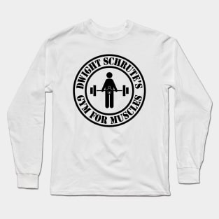 The Office – Dwight Schrute’s Gym For Muscles Strength Of A Grown Man And A Little Baby Long Sleeve T-Shirt